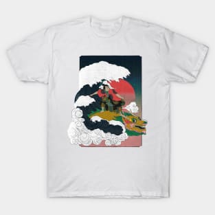 surfing samurai T-Shirt